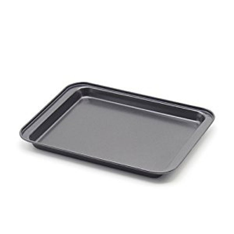 SS&CC Little Small Baking Sheets Nonstick Set of 2 (9.5inch X 7.1inch) - SS&CC 8 Inch Nonstick Baking Toaster Oven Tray Cookie Sheets  1 or 2 Person Household - Image 2